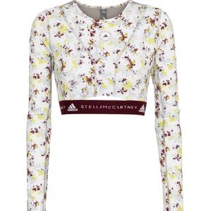 NEW Adidas by Stella McCartney Crop Top Future Activewear Long Sleeve Small